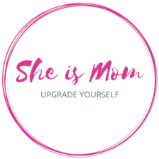 she is mom club logo