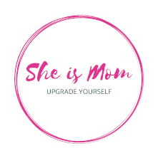 she is mom club logo